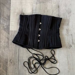 Waist training corset